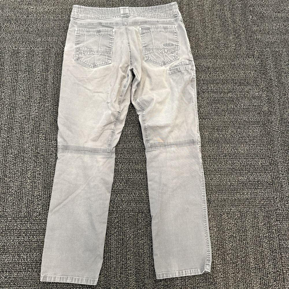 Kuhl Mens Reg Gray Linen Blend Straight Leg Cabo Pants 34x 32 - Picture 4 of 6